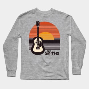 The Smiths Retro - Guitar Sunset Long Sleeve T-Shirt